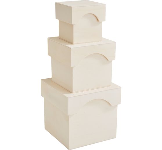 VBS Stackable wooden boxes