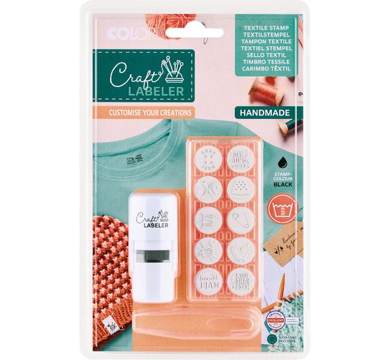 COLOP Craft Labeler per tessuti "Handmade"