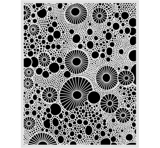 Stencil "All Around - Rings", 20 x 25 cm