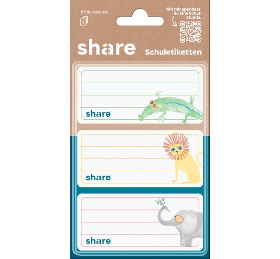 share School labels "Animals"