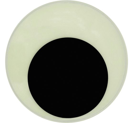 Wiggle eyes self-adhesive "Photoluminescent", &Oslash; 35 mm, 4 pieces
