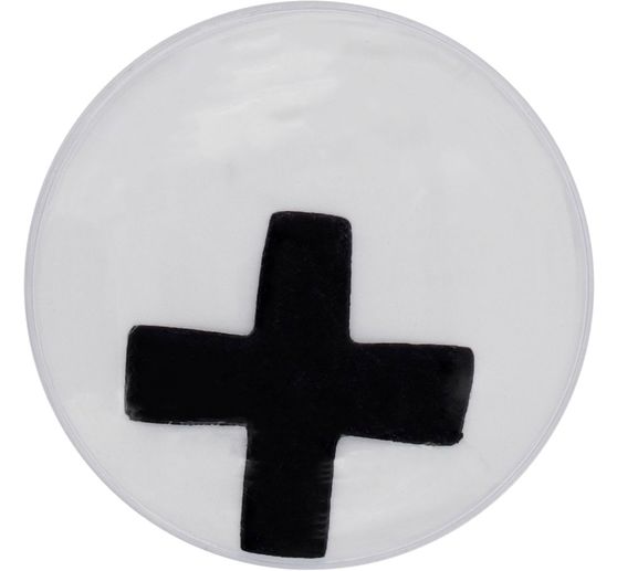 Occhi mobili autoadesivi "Pupilla-Croce", &Oslash; 35 mm