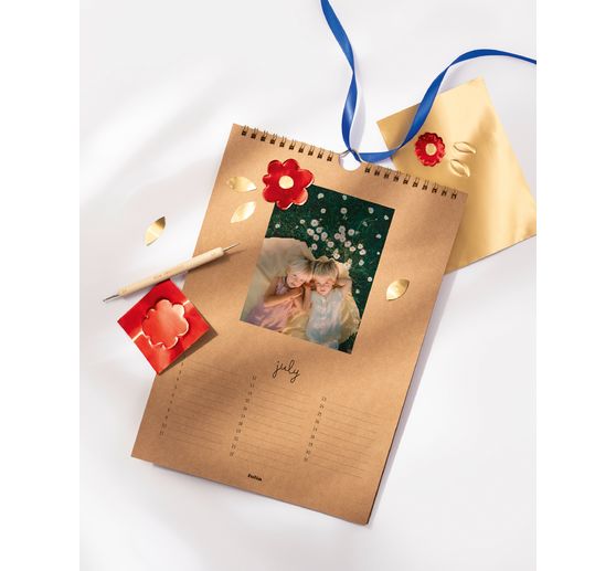 Calendario fotografico fai da te "Kraft"