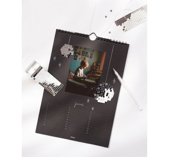 Calendario fotografico fai da te "Black"