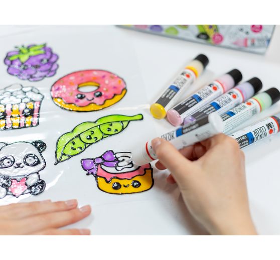 Window Color Marabu "Sweeties", 6 x 25 ml