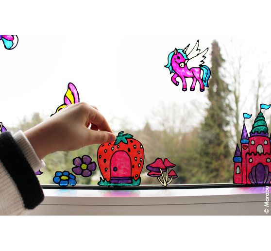 Window Color KiDs "Fata scintillante", 10 x 25 ml