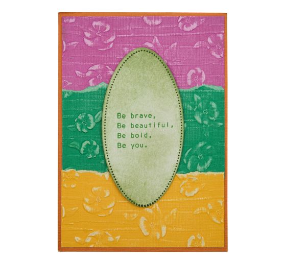 Mascherina per embossing 3D Sizzix di Stacey Park