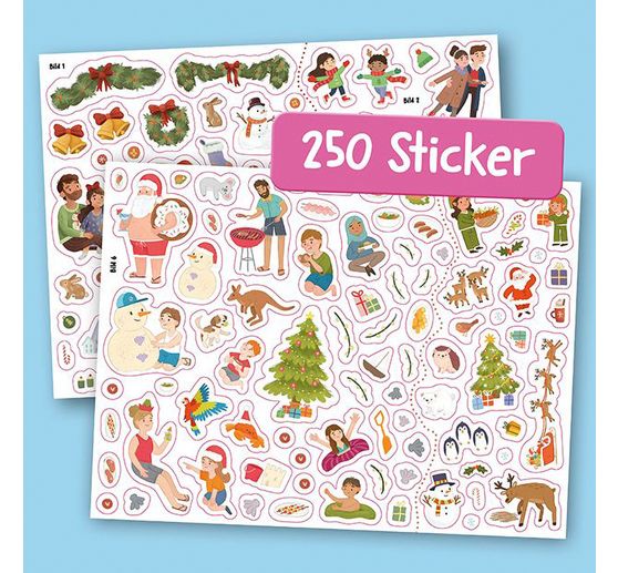 Libro "Stickern ohne Ende - Es weihnachtet sehr"