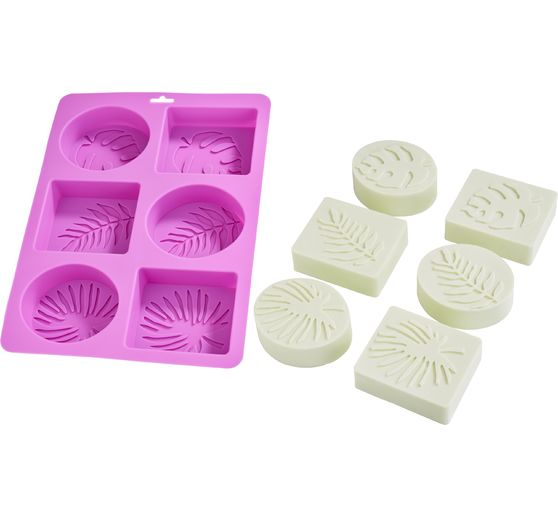 VBS Silicone soap mould "Palm Leaves"