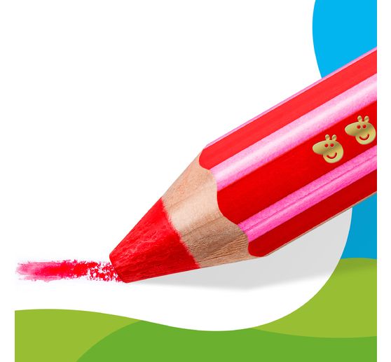 Noris junior Children&rsquo;s coloured pencils "Peppa Pig", + 1 sharpener