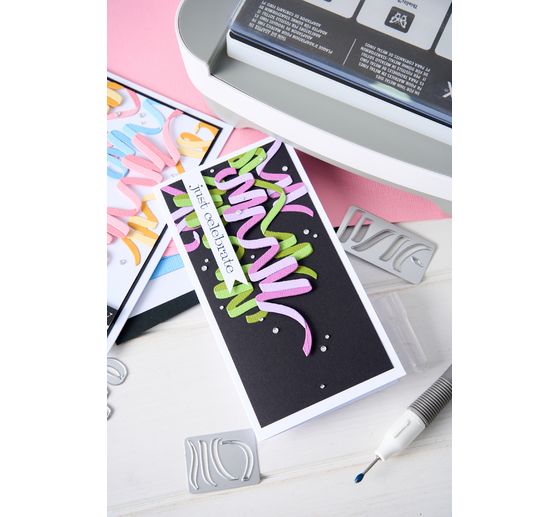 Fustella Sizzix Thinlits "Celebration Streamers by Tim Holtz"