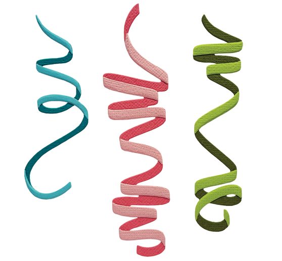 Fustella Sizzix Thinlits "Celebration Streamers by Tim Holtz"