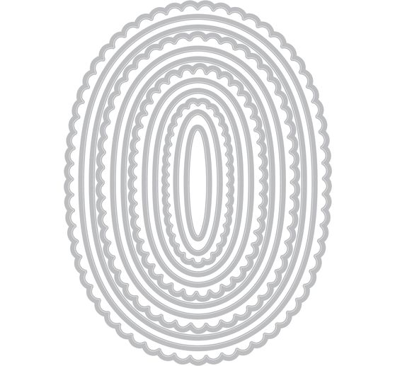 Fustella Sizzix Framelits "Fancy Ovals"