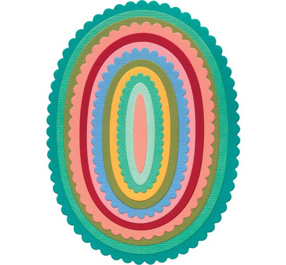 Fustella Sizzix Framelits "Fancy Ovals"