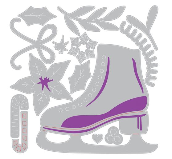 Fustella Sizzix Thinlits "On Ice"