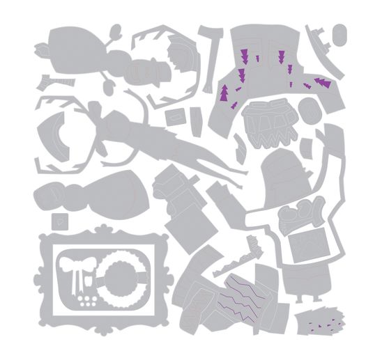 Fustella Sizzix Thinlits "Papercut Christmas by Tim Holtz"