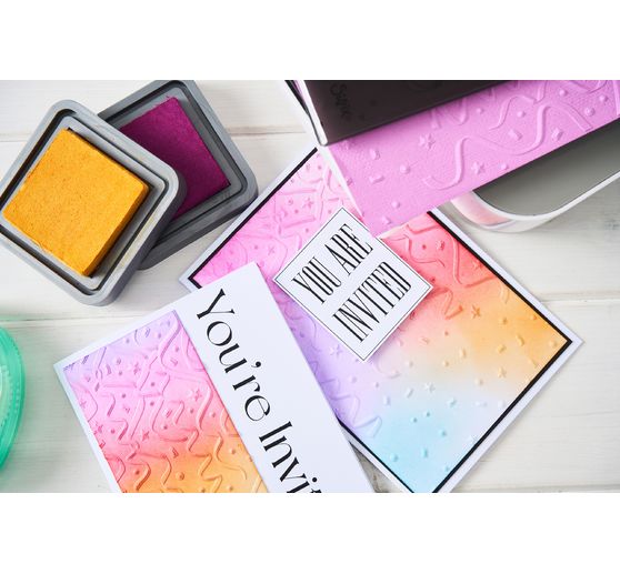 Modello di goffratura multi-level Sizzix "Party Time"