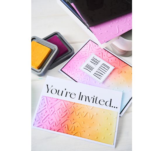 Modello di goffratura multi-level Sizzix "Party Time"