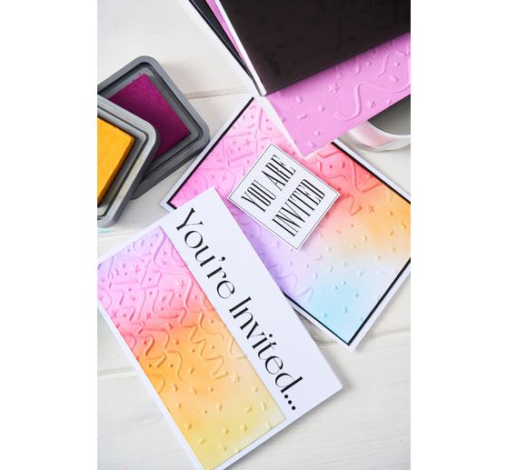 Modello di goffratura multi-level Sizzix "Party Time"