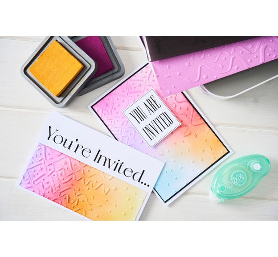 Modello di goffratura multi-level Sizzix "Party Time"