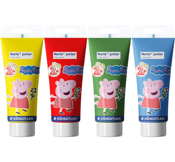 Noris junior Finger paints "Peppa Pig", 4 x 75 ml