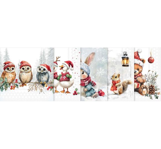 VBS Napkin set "Christmas Buddies"