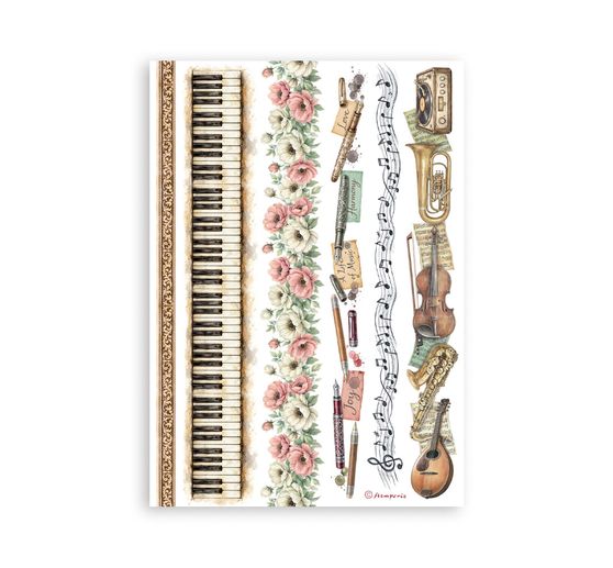 Stamperia Washi Pad "Symphony"