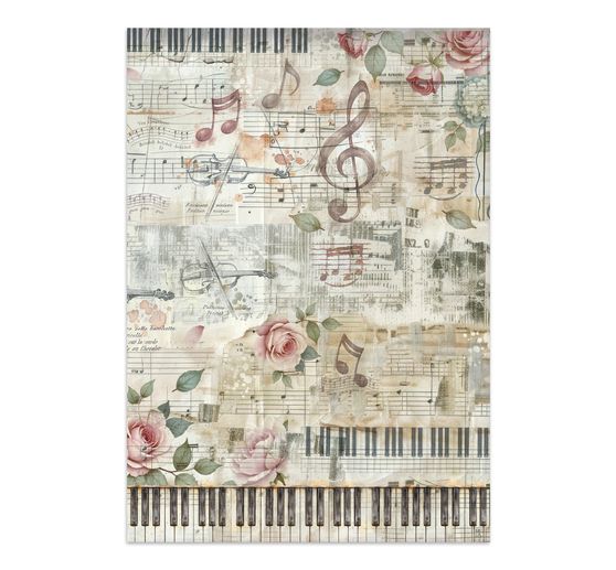 A5 Junk Journal Focus Points Stamperia "Symphony"