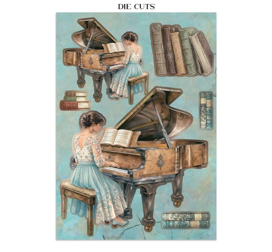 A5 Junk Journal Focus Points Stamperia "Symphony"