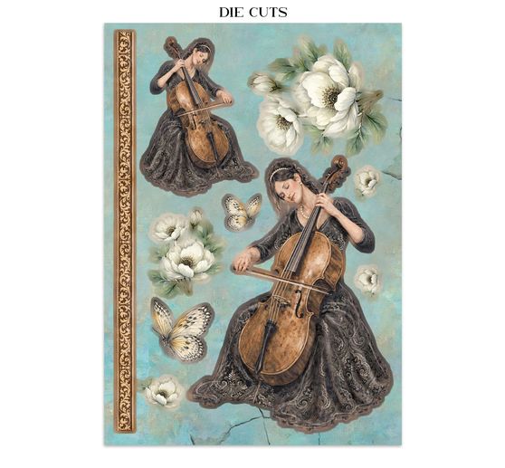 A5 Junk Journal Focus Points Stamperia "Symphony"