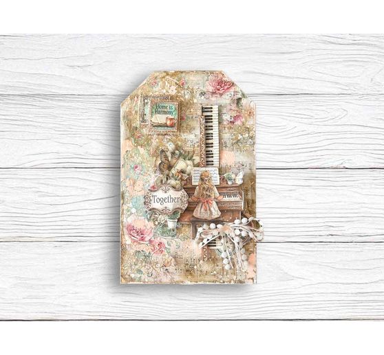 Blocco di scrapbook Stamperia "Symphony"