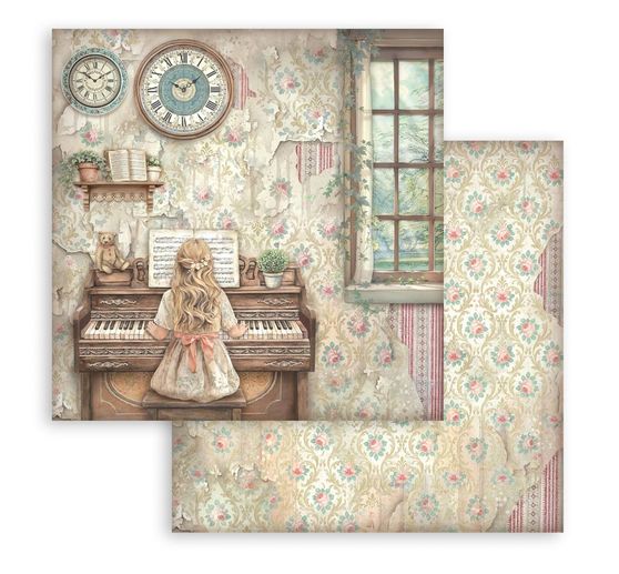 Blocco di scrapbook Stamperia "Symphony"