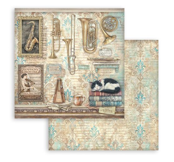Blocco di scrapbook Stamperia "Symphony"
