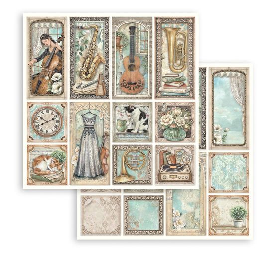 Blocco di scrapbook Stamperia "Symphony"