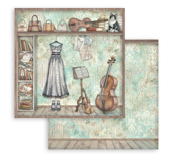 Blocco di scrapbook Stamperia "Symphony"