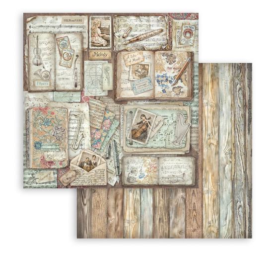 Blocco di scrapbook Stamperia "Symphony"