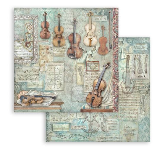 Blocco di scrapbook Stamperia "Symphony"