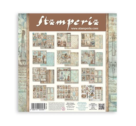 Blocco di scrapbook Stamperia "Symphony"