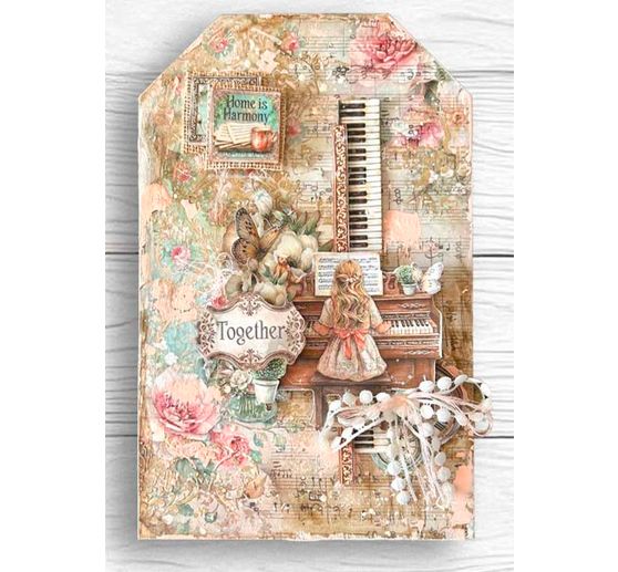 Junk Journal Book Stamperia "Symphony"
