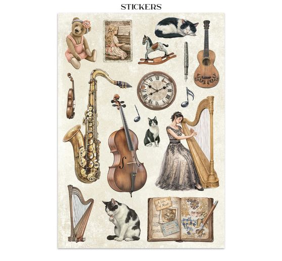 Junk Journal Book Stamperia "Symphony"