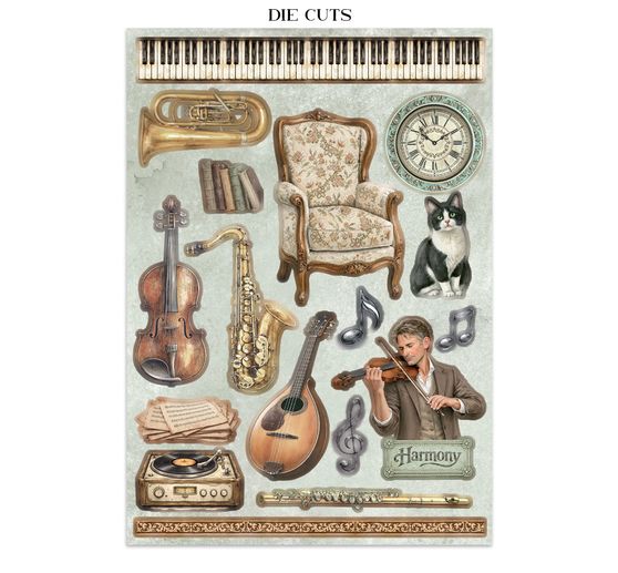 Junk Journal Book Stamperia "Symphony"