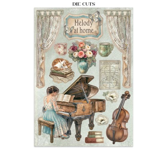 Junk Journal Book Stamperia "Symphony"