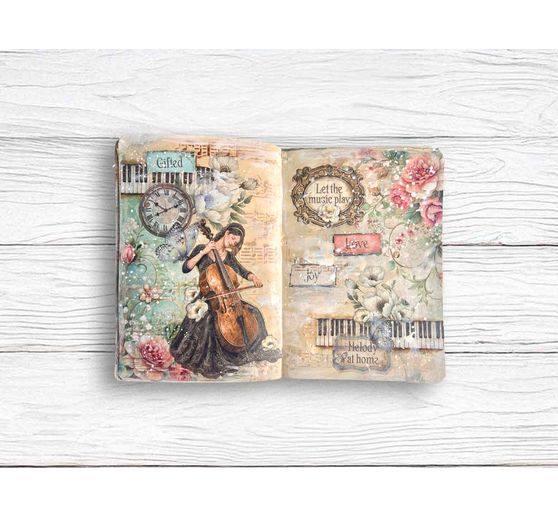 Blocco di scrapbook Stamperia "Symphony Backgrounds"
