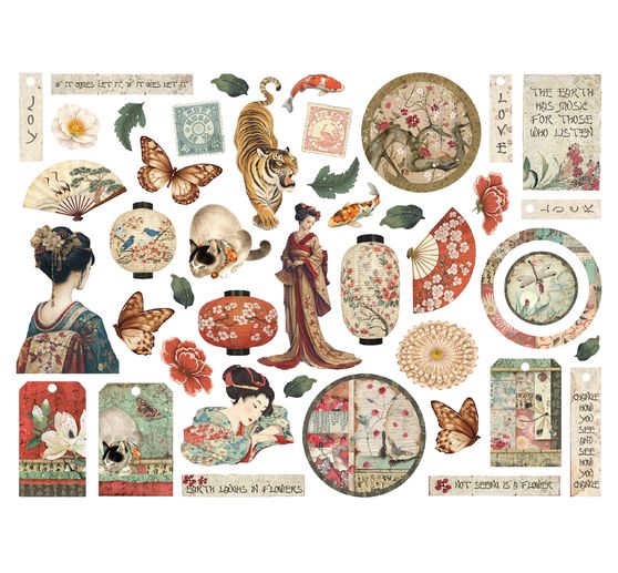 Stamperia Punching motifs "Oriental Garden"
