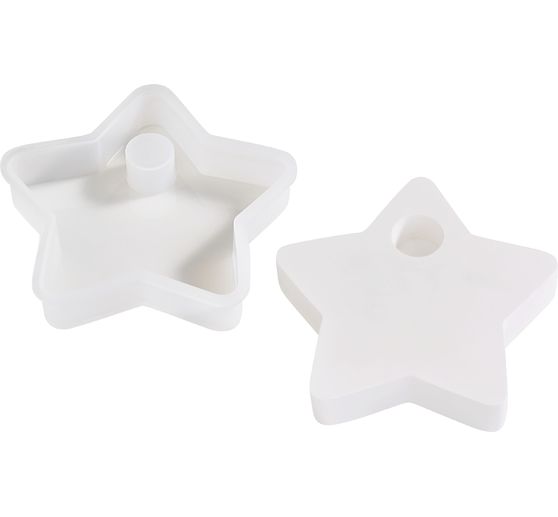 VBS Silicone casting mould "Star Candle Holder"
