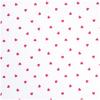 Rib jersey fabric "Hearts Red"