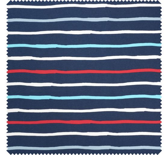 Tessuto felpato "Denim stripes"