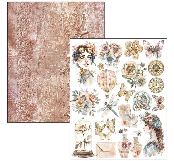 Ciao Bella Mixed Media Book "Lost in Time"