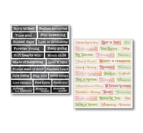 Art Stickers Ciao Bella "Lost in Time", 14 x 12 cm