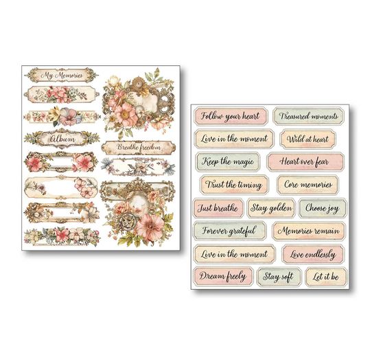 Art Stickers Ciao Bella "Lost in Time", 14 x 12 cm